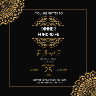 Fundraising Invitation