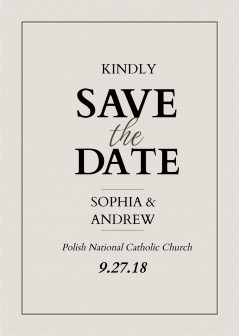 Save The Date