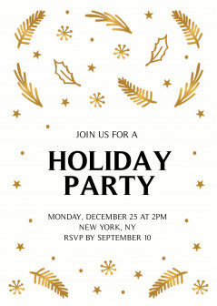 Holiday Party Invitations