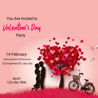 Valentines Day invitation