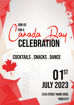 Canada Day invitations