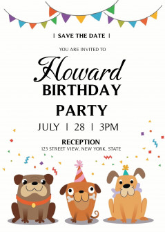 Birthday Save The Date