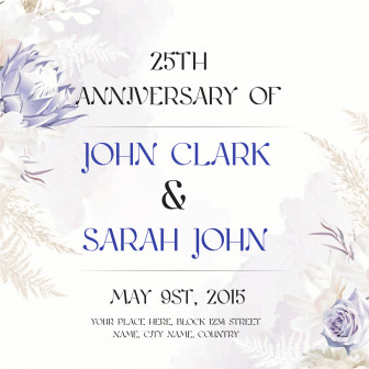Anniversary invitations