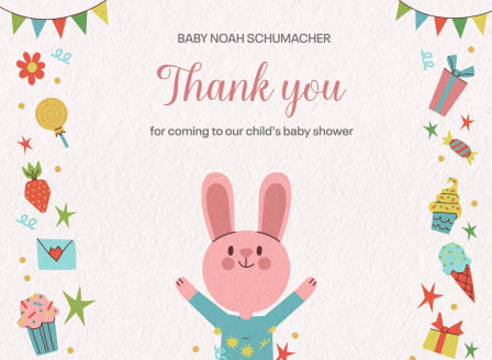 Baby shower Thank You