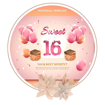 Sweet 16 invitation template