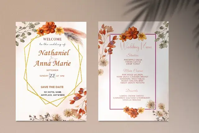 The top of the invitation says welcome to anni anni
