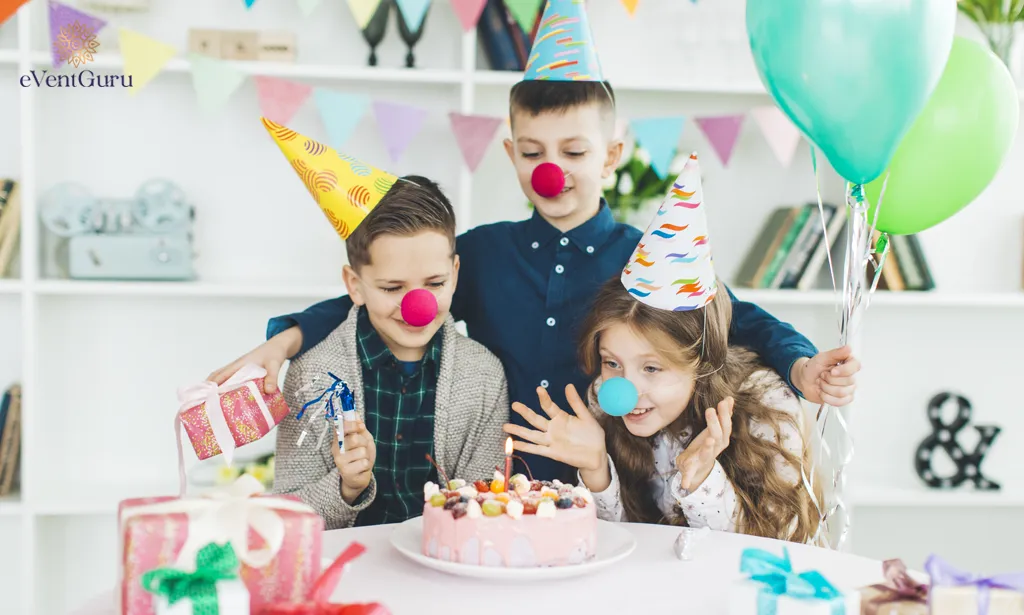 Children Celebrating a Birthday
