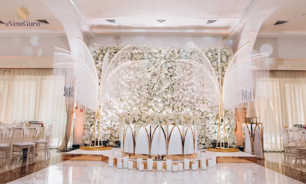 luxury wedding decor